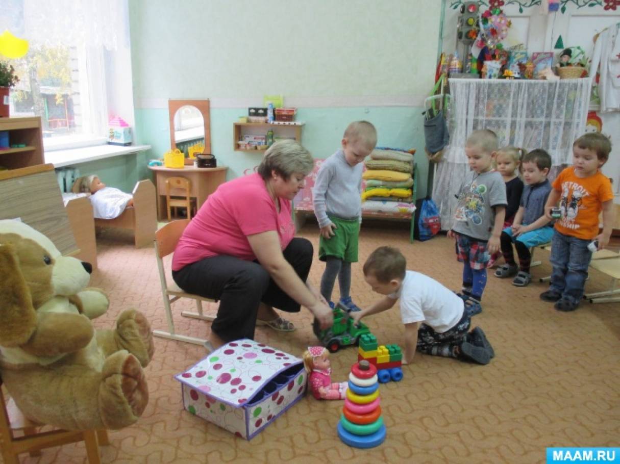 ООД во второй младшей группе. Составление описательного рассказа с помощью  схемы по теме «Игрушки» (6 фото). Воспитателям детских садов, школьным  учителям и педагогам - Маам.ру