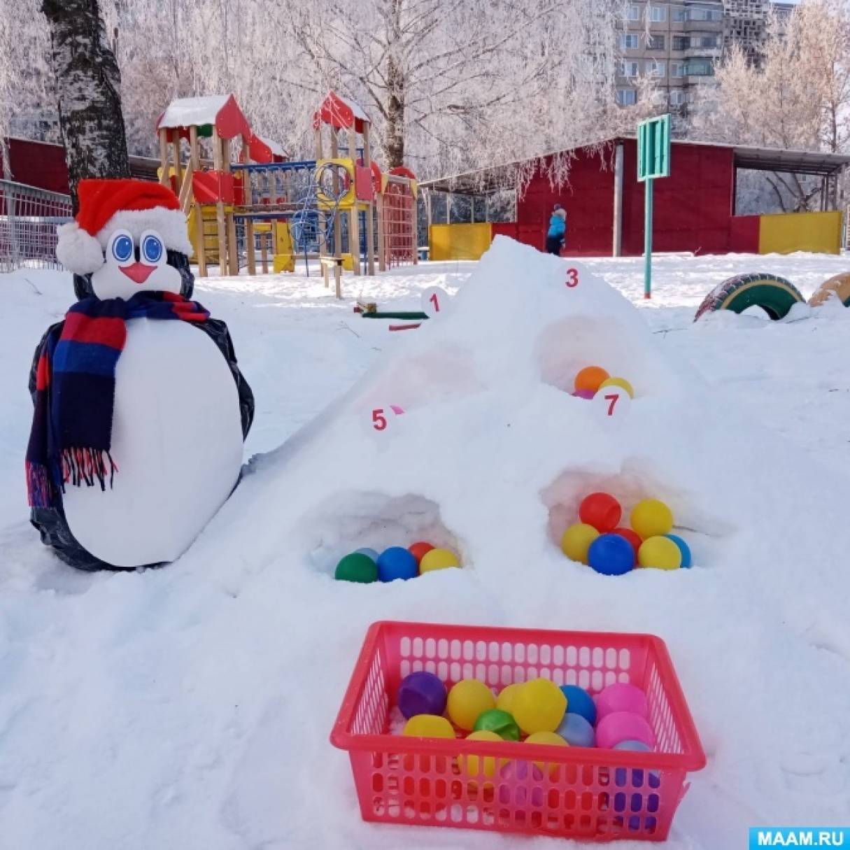 Фигуры из снега своими руками: идей для школы и детского сада