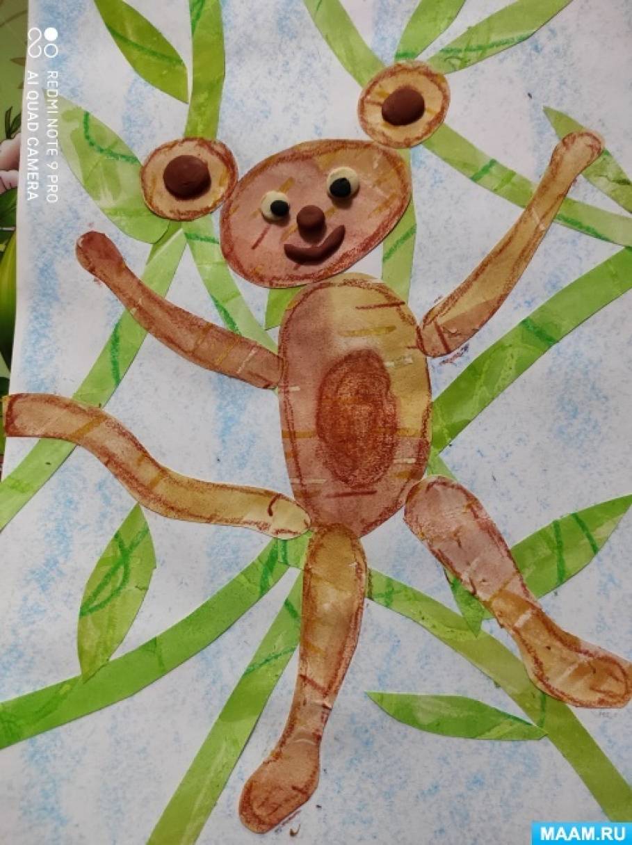 Как нарисовать обезьяну для детей пошагово – Рисуем мультяшную обезьянку поэтапно