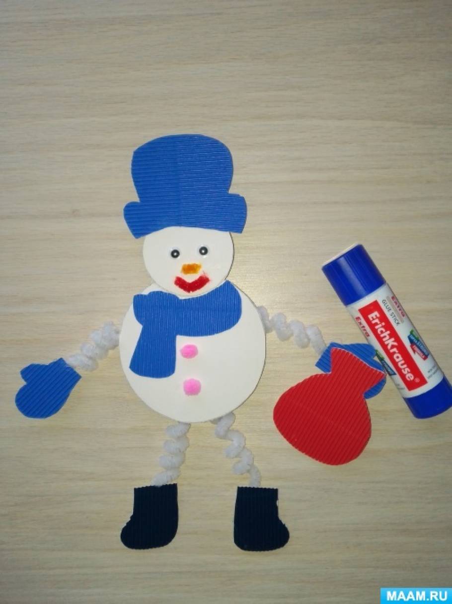 Самодельный снеговик из пенопласта | Изделия из пенопласта (пенополистирола) в Москве