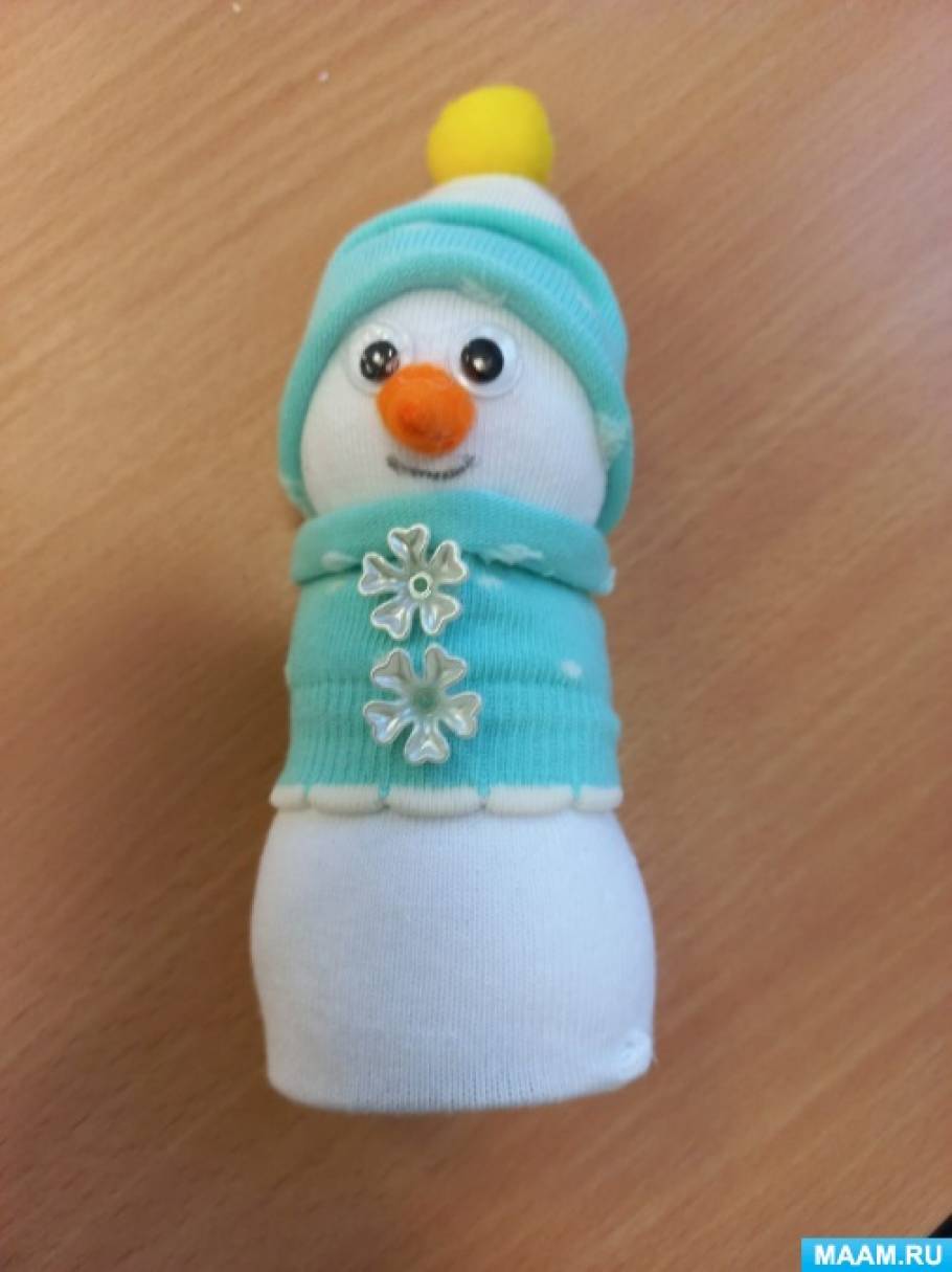 Махровые снеговики своими руками: шьем уютные игрушки | Крестик