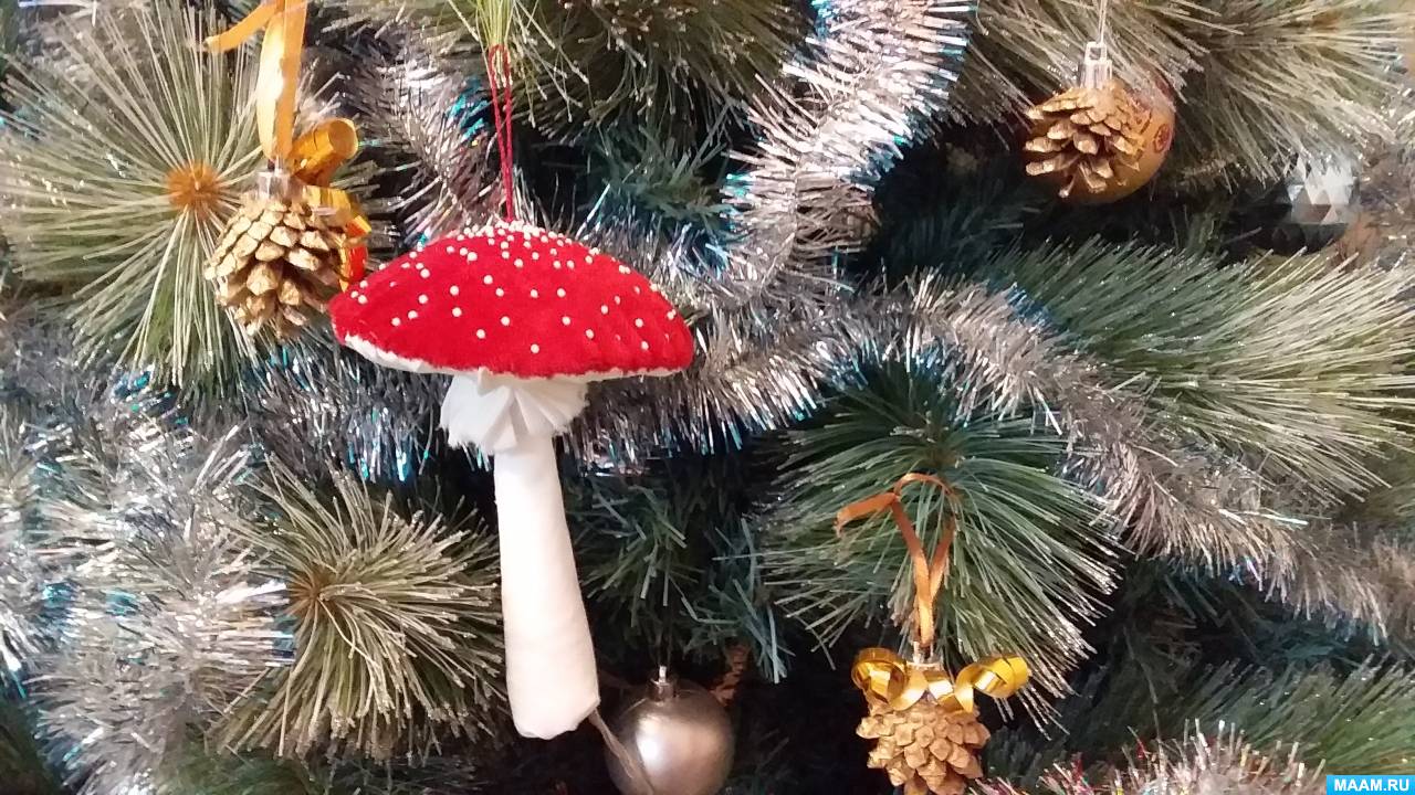 Грибы на ёлку / Mushrooms for Xmas tree