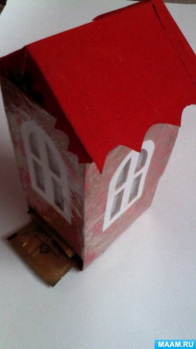 Дом, в котором я живу. Поделки из чайных коробок в детский сад | Радость Творчества | Дзен