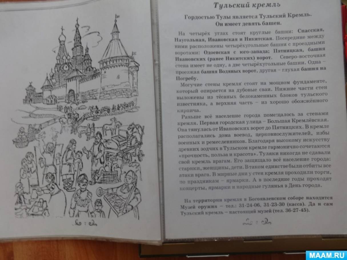 Лэпбук «Тульский край — земля родная» (17 фото). Воспитателям детских  садов, школьным учителям и педагогам - Маам.ру