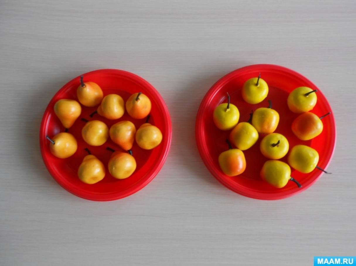 На столе лежало 5 яблок 5 детей