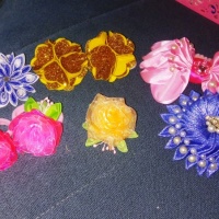 Идеи на тему «Колокольчики из лент» (8) | цветок из лент, канзаши уроки, тканевые цветы