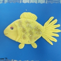 Конспект занятия по ручному труду «Золотая рыбка»