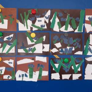 «Весна пришла». Конспект занятия по обрывной аппликации для старшей группы