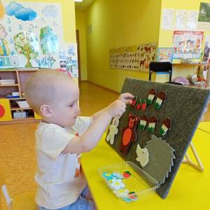 Дидактический мини-коврограф для обучения детей раннего возраста