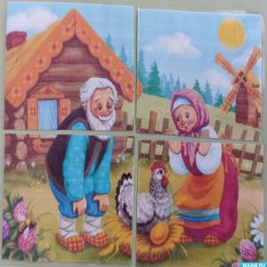 Дидактическая игра «Собери сказку из частей» для дошкольников