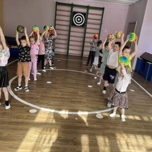 Конспект утренней гимнастики с мячом для детей подготовительной группы