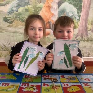 Фотоотчет о проведении экологического часа в средней группе «День подснежника»