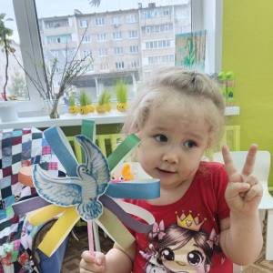 Конспект занятия по объемной аппликации из полосок «Голубь» для второй младшей группы