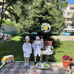 Фотоотчет о драматизации сказки «Доктор Айболит. Лесная аптека» в старшей группе