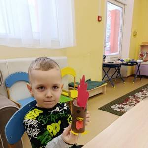 Мастер-класс по изготовлению поделки из картонной втулки «Петушок»